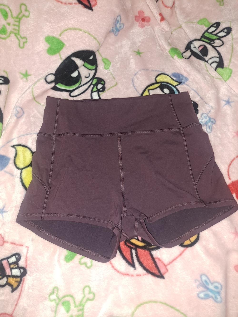 Lululemon Women's High-Rise Maroon Active Shorts